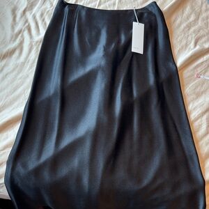 Vince Classic Black A-Line Skirt